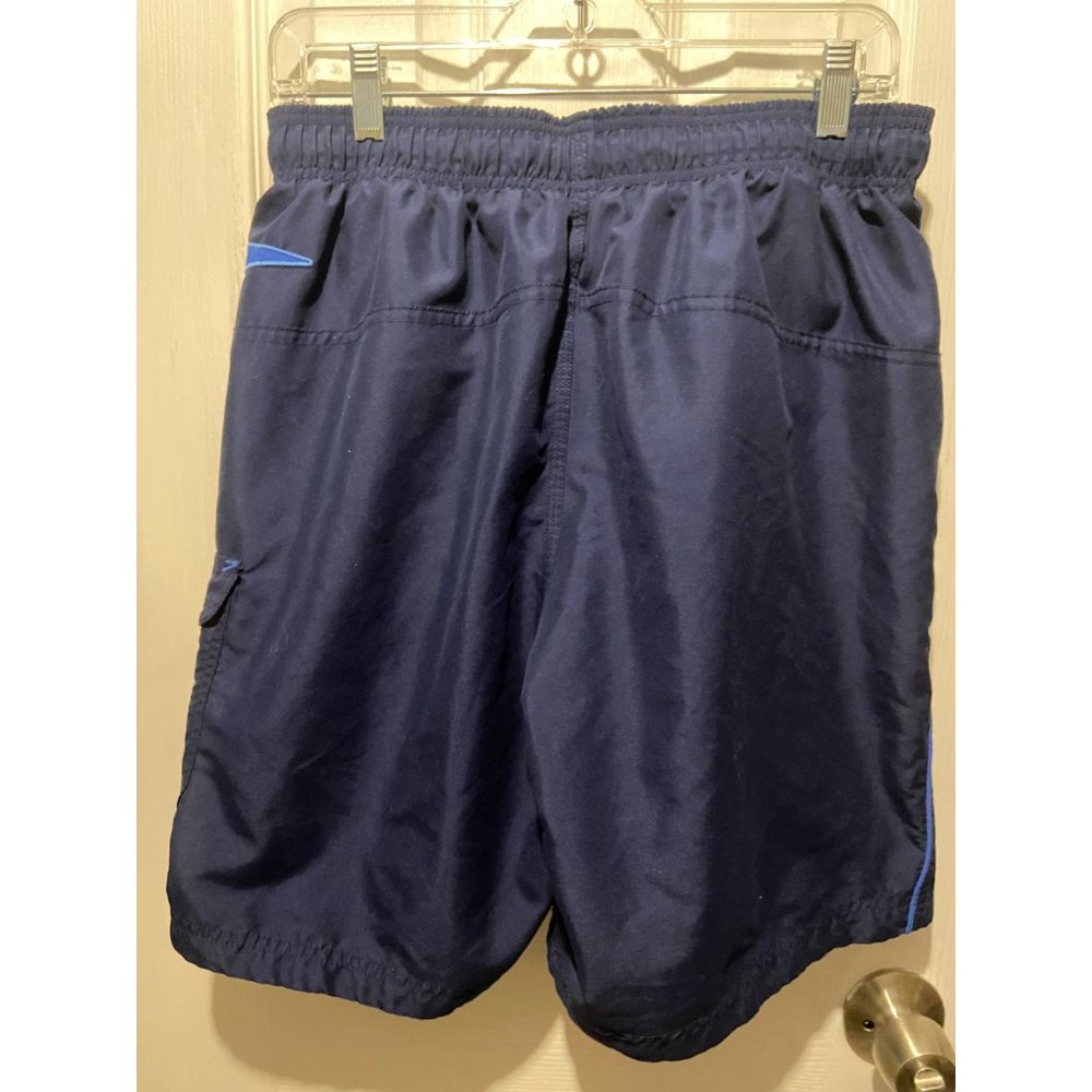 Speedo Men's Swim Trunk blue shorts size Medium - Picture 3 of 9